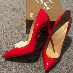 Christian Louboutin Glossy Red Heels